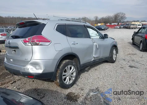 2016 Nissan Rogue Sv из США, поврежденный, VIN 5N1AT2MT4GC924666
